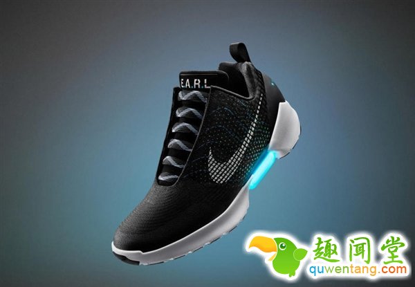 科幻成真!耐克首款自动系带鞋HyperAdapt Trainer 1.0发布