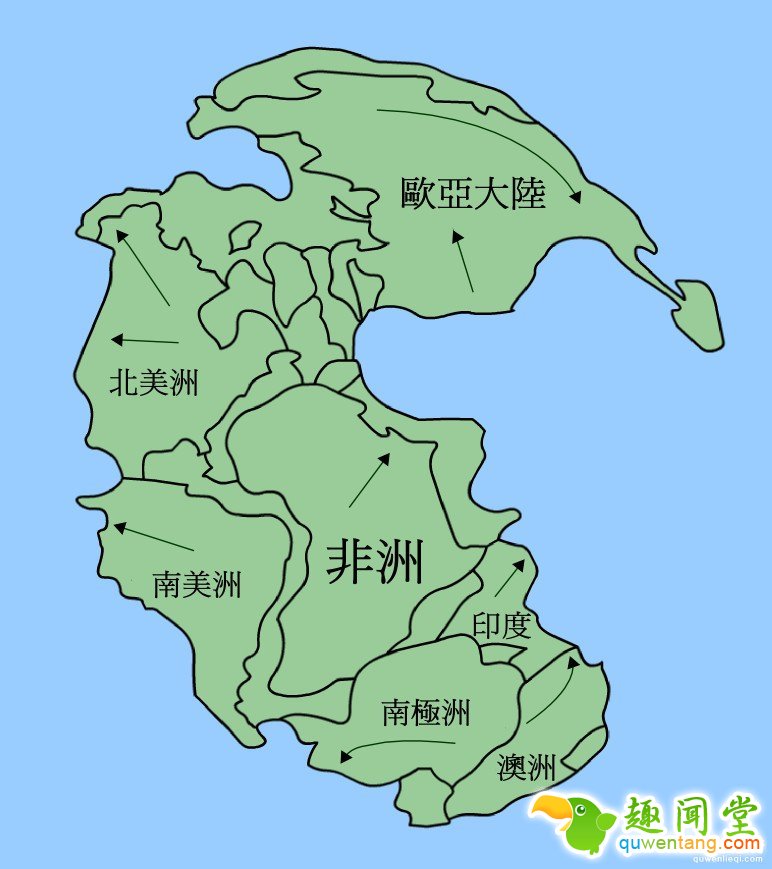 这就是地球3亿年前的模样!欧亚、美洲、非洲全部连在一起,台湾...