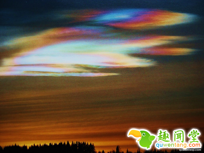 Iridescence can happen to any type of cloud, but is most common in stratospheric clouds in polar regions.