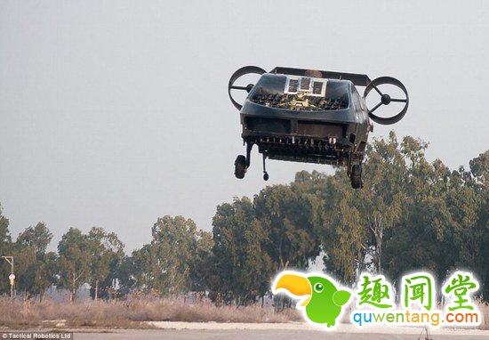 以色列巨型无人机上天，外形骇人似“超级战车”