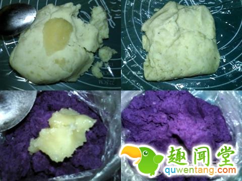 蜂蜜紫薯山药卷的做法