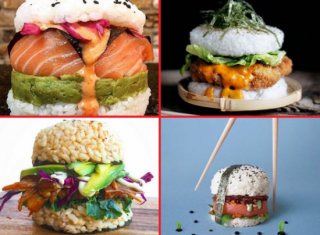 霓虹国又出奇葩美食  “寿司汉堡”是什么