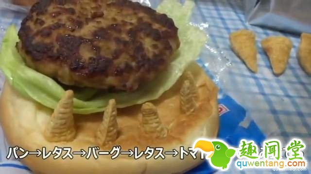 亲手做出《游戏王》里的汉堡怪物 出乎意料的好吃!