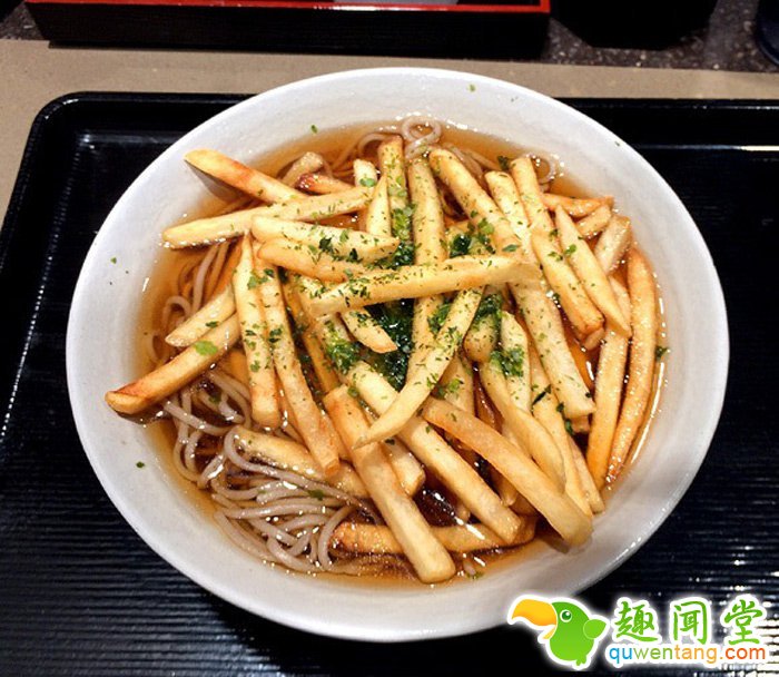 French Fries On Soba Noodles? 3