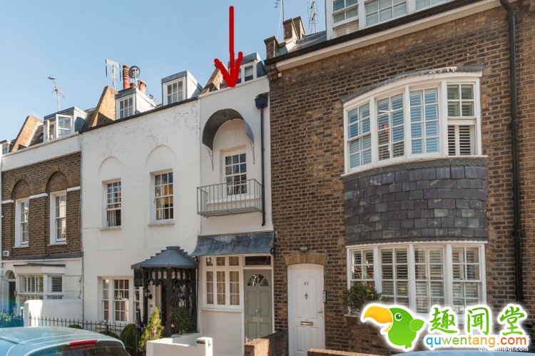 伦敦最窄的房子，只有两米宽却售价千万